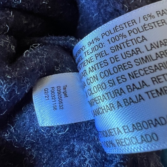 2 for $10 | Fleece Blue Adventure Vest Zip Up All in Motion Size XS (4/5) - Picture 7 of 9